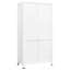 Bertrame Industrial Wardrobe 90x50x180 cm Metal-1690364253