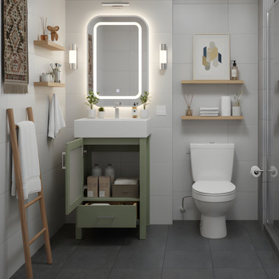 Meuble-lavabo moderne 20 "avec lavabo en céramique