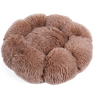 Flower-Shaped Calming Pet Bed For Dogs Cats