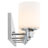 Dane 4-Light Indoor Bathroom Vanity Light Dimmable Over the Mirror Frosted Glass, Satin Nickel-645006214-643728681
