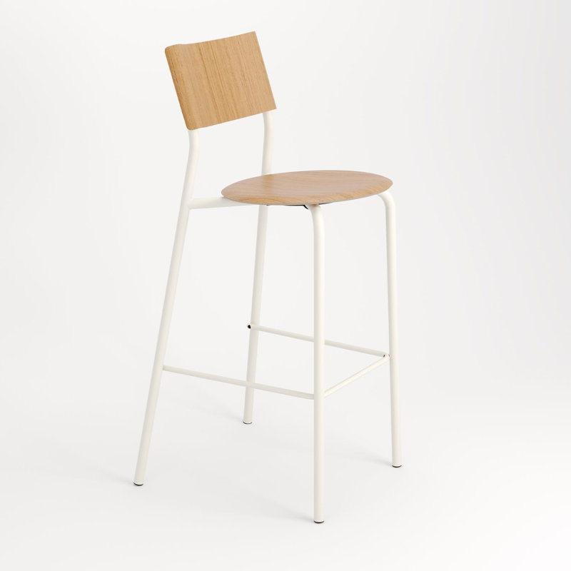 Tabouret de bar SSD, Cream White