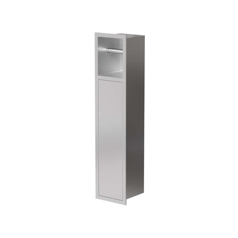 Wall Mounted Toilet Paper Holder, Grey
