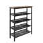 Rangement pour chaussures à 4 tablettes en filet - gardez vos chaussures accessibles et support industriel organisé