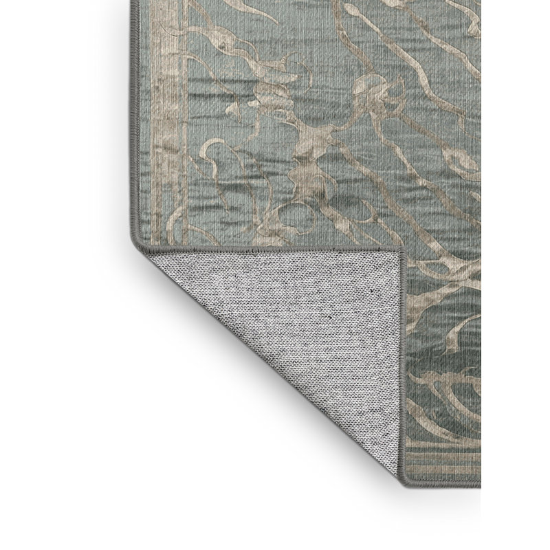 Tapis brun lavable à la machine, Rectangle 2 pi x 3 pi