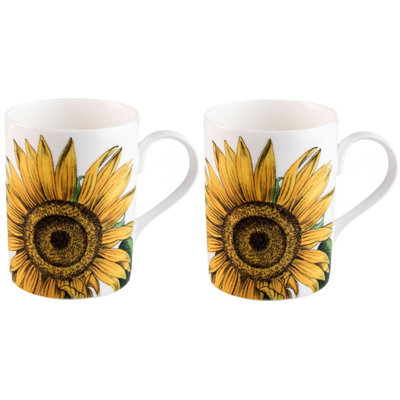 Grande tasse à café à café en porcelaine botanica & Cathleen