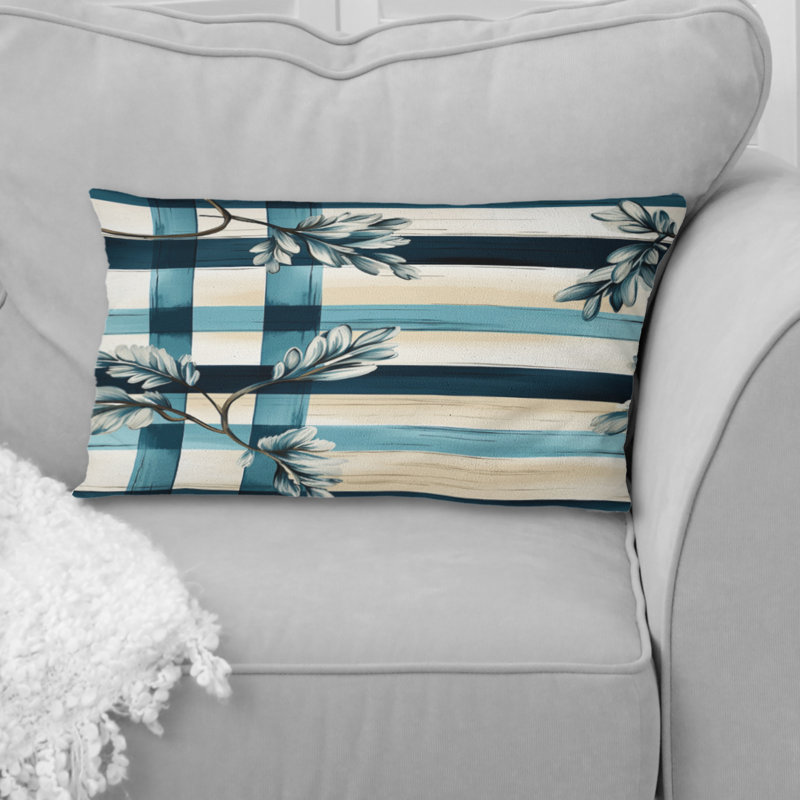  Housse de coussin rectangulaire en polyester