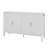 Modern Stripe Door Storage Cabinet,4-Door Sideboard With Back-Of-Door Storage Racks & Side Hooks, Adjustable Shelves-439258239
