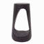 Table d'appoint d'extérieur, table de bout à conception creuse, table de tabouret de jardin de patio, table d'appoint décorative pour terrasse de balcon de plage, béton léger, texture semblable au bois-1333476140