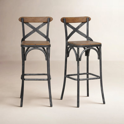 Damara Counter Stool with Metal Frame