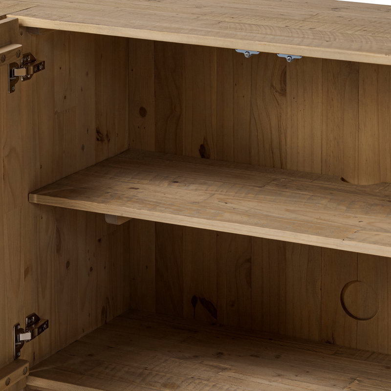 Finnian Sideboard-Light Blonde Pine, Light Blonde Pine