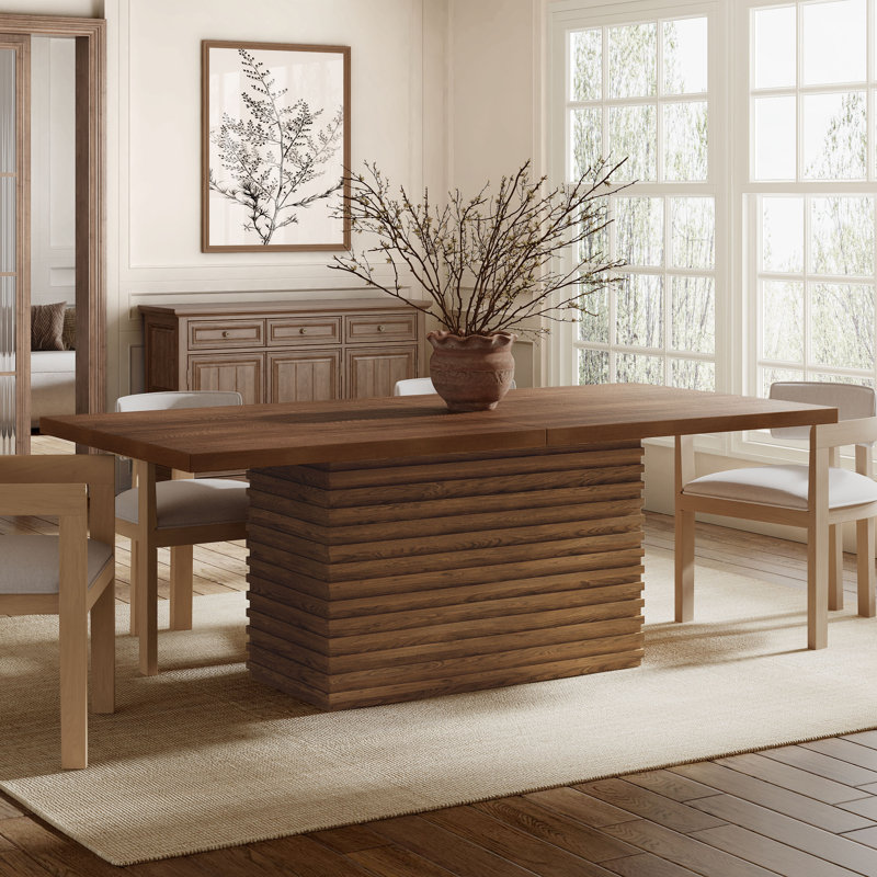 Table de salle à manger Liora, Noyer, L 84 po x P 40 po x H 30 po