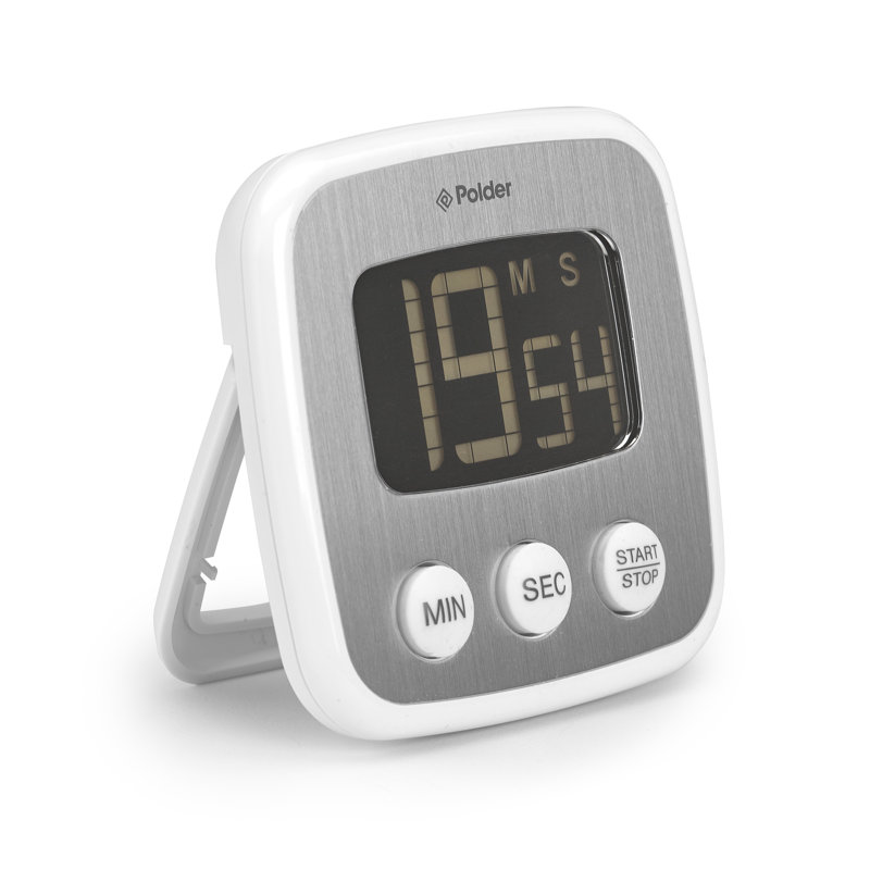 Polder Products LLC Digital Kitchen Timer, White