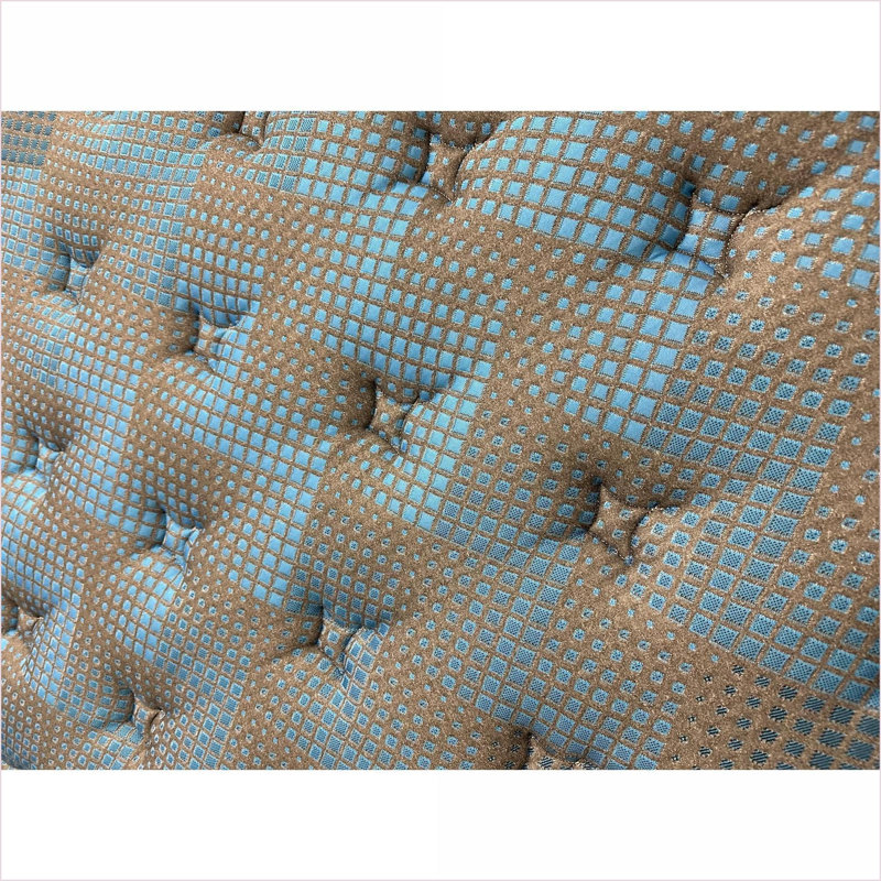 Mattresses | Restonic 12” Hybrid Euro Top King Mattress, Plush Cooling Comfort | Foam | Grey+Blue, King, 12"