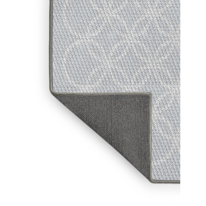 Tapis gris à motif géométrique Kight, Rectangle 5 pi x 7 pi
