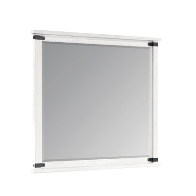Antique White Bedroom Mirror - Contemporary Style Enhancement Modern Enhances Ambiance