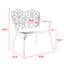 Mobilier d'extérieur en fonte d'aluminium avec banc floral-1335097685