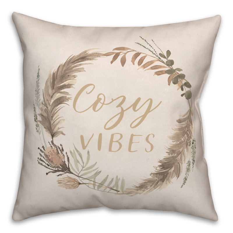  Polyester Indoor/Outdoor Throw Pillow