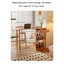 Table de bar extensible en bois massif et bois d'hévéa-95404907