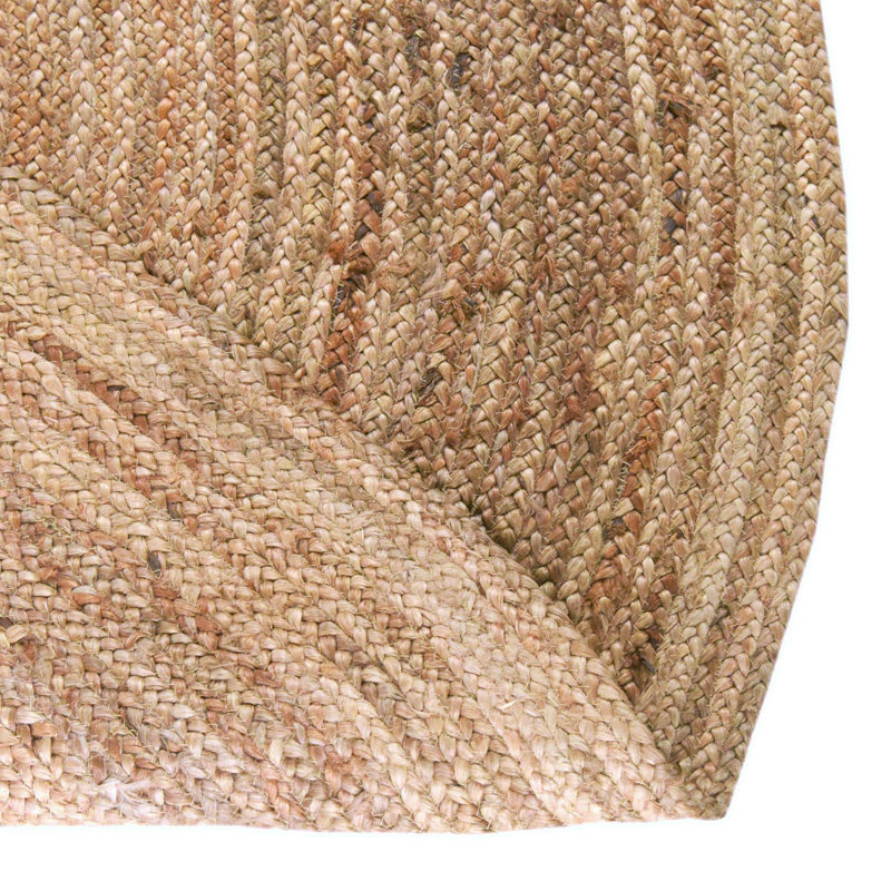 Meador Hand Braided Chindi Rugs, Round 7'1"