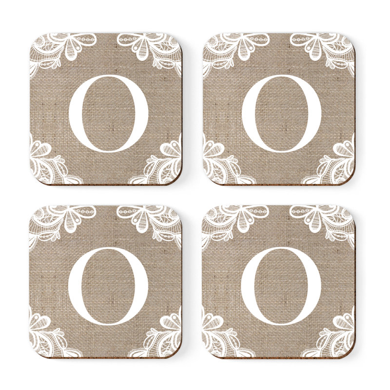 Sous-verres Café à monogramme, O