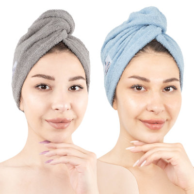 Serviettes 100% coton, longs poils bouclés