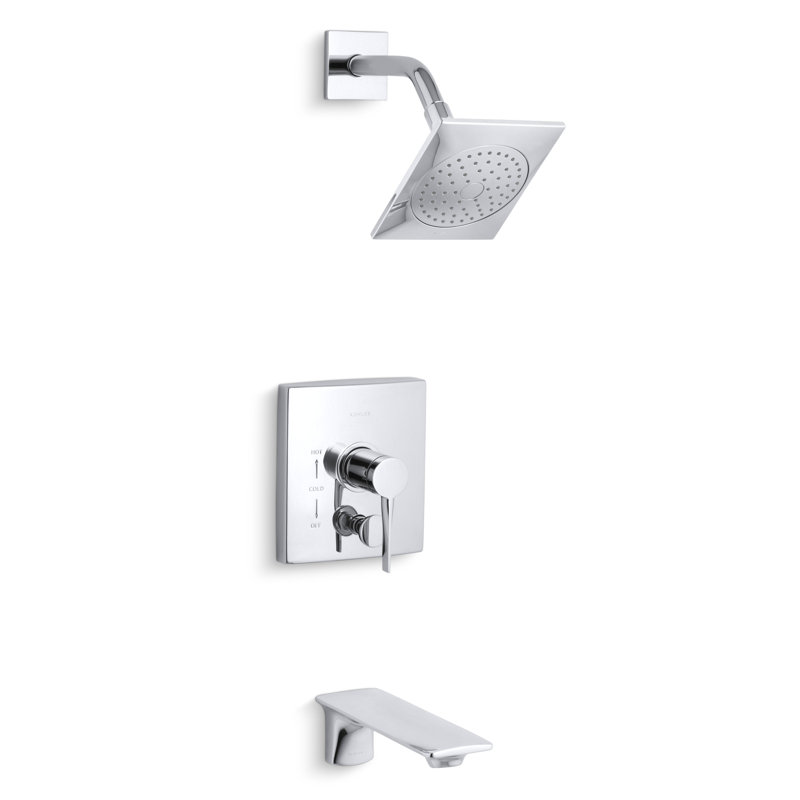 Stance Rite-Temp Bath/Shower Trim, Polished Chrome