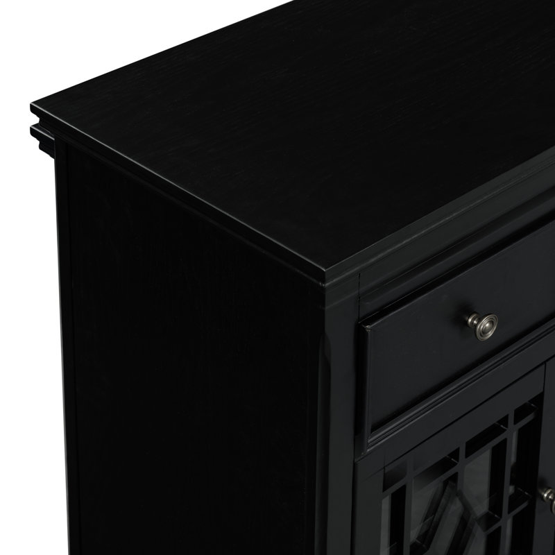 Commode 4 tiroirs Vincent, Black
