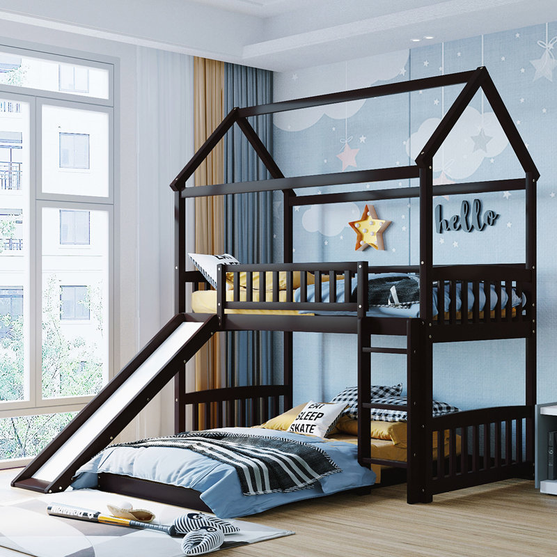 Lit superposé simple au-dessus d'un lit simple Apperson Kids