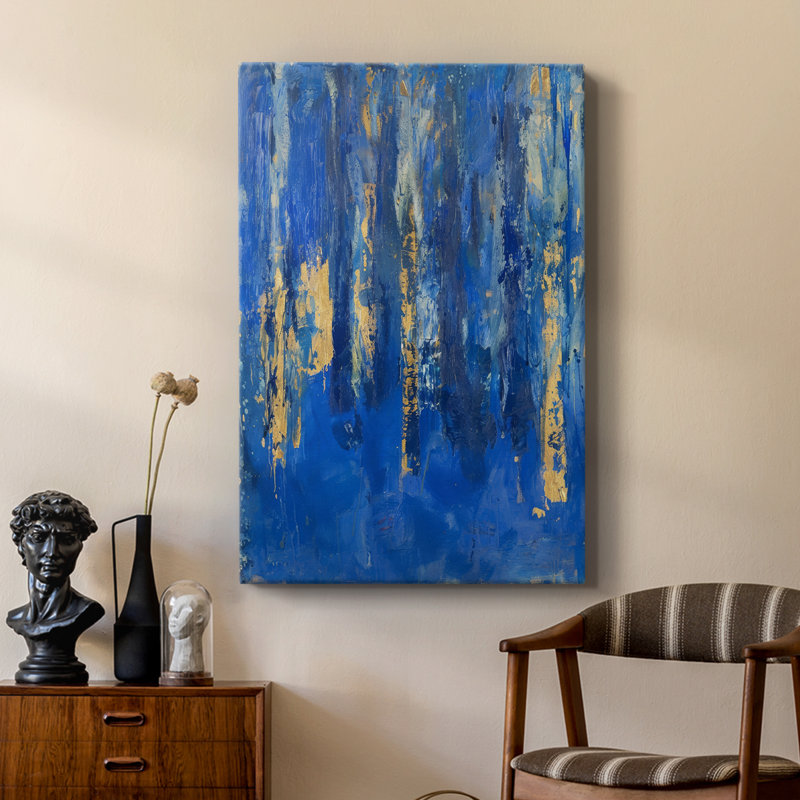 ABSTRACT Series XI -Custom Wrapped Gallery Cavas, 18" H x 12" W