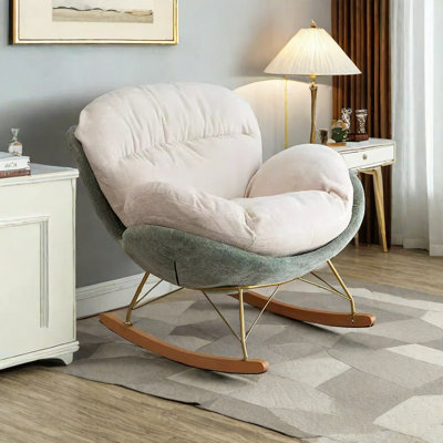 Chaise berçante Nordic Light Luxury Art