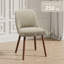 Chaises de salle à manger rembourrées Modern Wood-1903439878