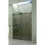 Equinox 56 - 60 in. x 60 in. Fully Frameless Gray Tinted Sliding Bathtub Door-828610933
