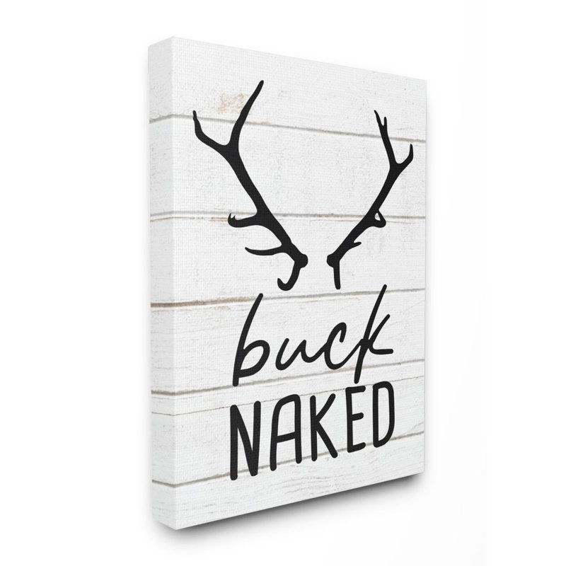 «Buck NUE», reproduction, Toile tendue, H 20 po x l 16 po