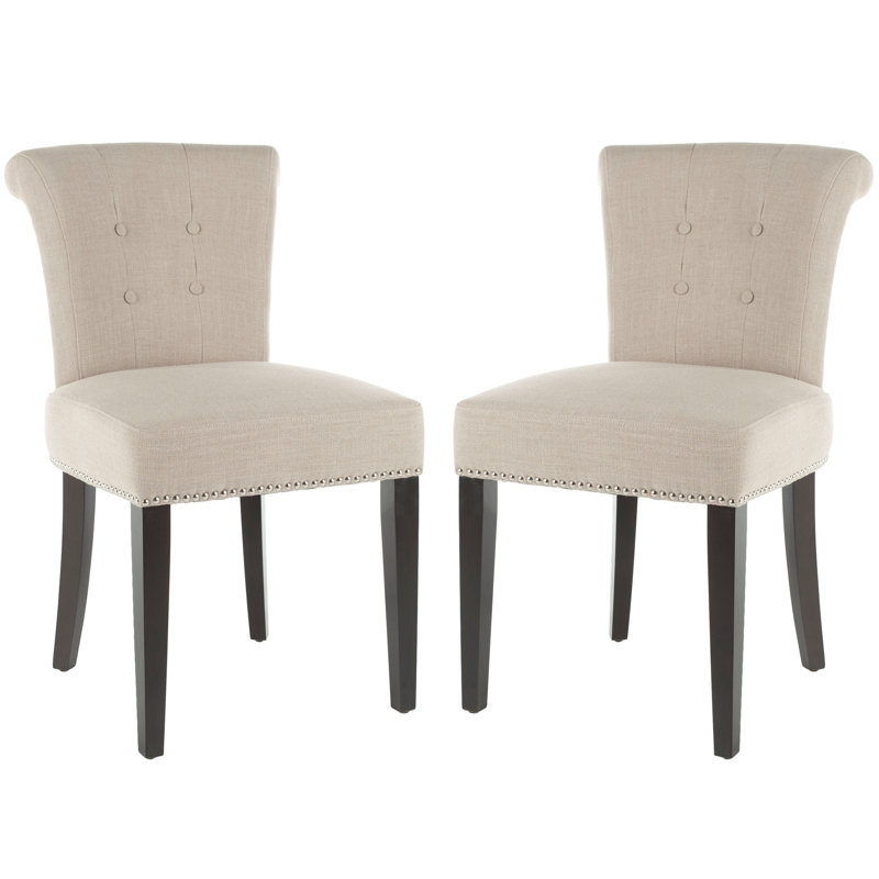 Bowie 20.7'' H Tufted Upholstered Side Chair, True Taupe