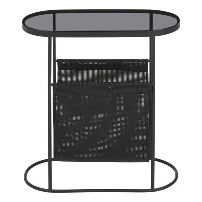 Cockrell Glass Top Frame End Table
