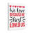First Loved Us - Wrapped Canvas Print-684964668