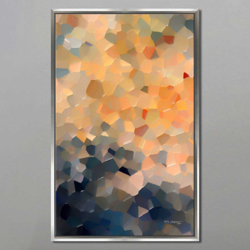 Malachie 4: 2 Arise With Healing par Mark Lawrence - impression, Cadre flottant argent, H 33,5 po x l 21,5 po x P 2 po
