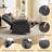 Manual Recliner Chair for Adults - 135° Front & Rear Adjustable, with Heating & Massage, Side Storage Pockets & Remote Control-1002748287