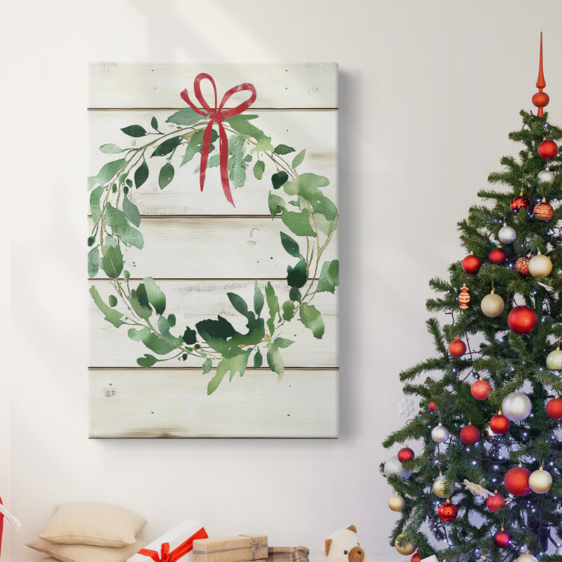 Art des Fêtes de Noël - Toile tendue avec châssis Dcccxxxvi, H 18 po x l 12 po