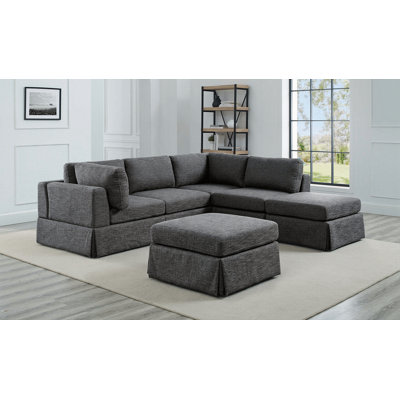 6 - Piece Upholstered Sectional