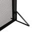 Pare-étincelles en fer noir mat - Bloque les risques d'incendie, H 31,29 po x l 39,08 po