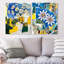 Blue Sunshine Set Floral & Botanical Canvas Print by Oliver Gal, Black Frame, 16 x 20-1347413525-1347413536