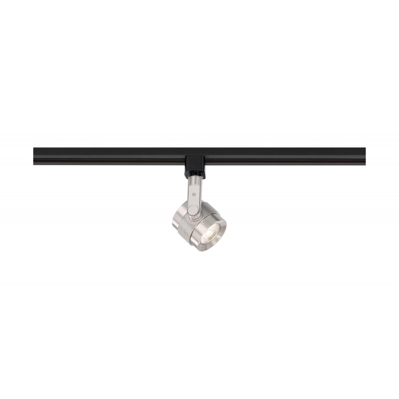  12 Watt LED 24 Degree Beam Angle Piston Track Head H-Style, Brushed Nickel, 24°