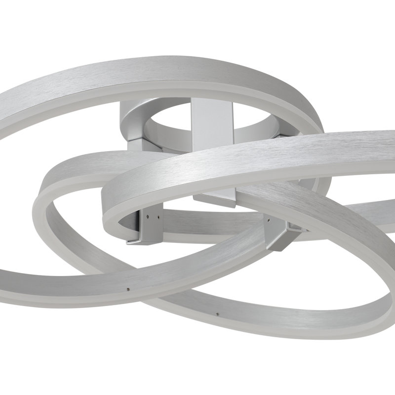 Luminaire suspendu moderne à DEL à intensité variable avec télécommande