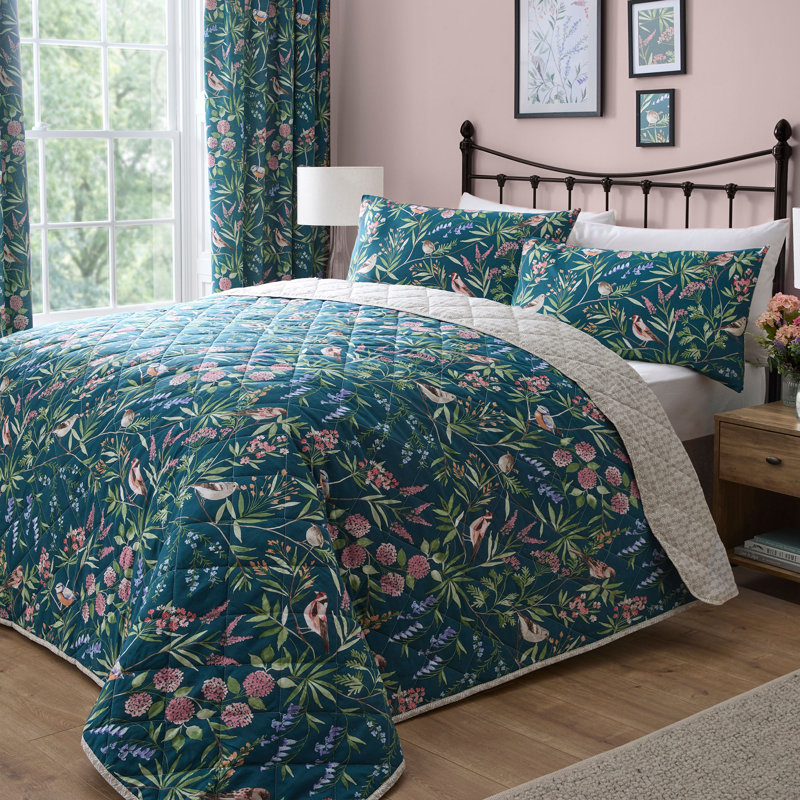 Caraway Cotton Blend Animal Print Bedspread