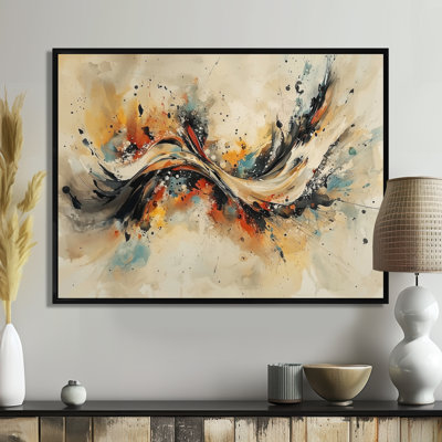 Nykhia Emotional Pulse Of Autumn Colors III - Abstract Realism Large Wall Art