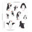 Cute Penguin Peel And Stick Wall Decals