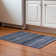 Tapis bleu Cerrito AMF598 lavable à la machine de qualité supérieure