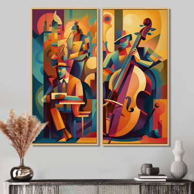 Jazz Band Performance I - impressions d'art moderne sur toile