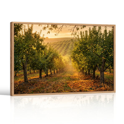 Coucher de soleil au coucher du soleil, art mural sur toile, ensemble de 1